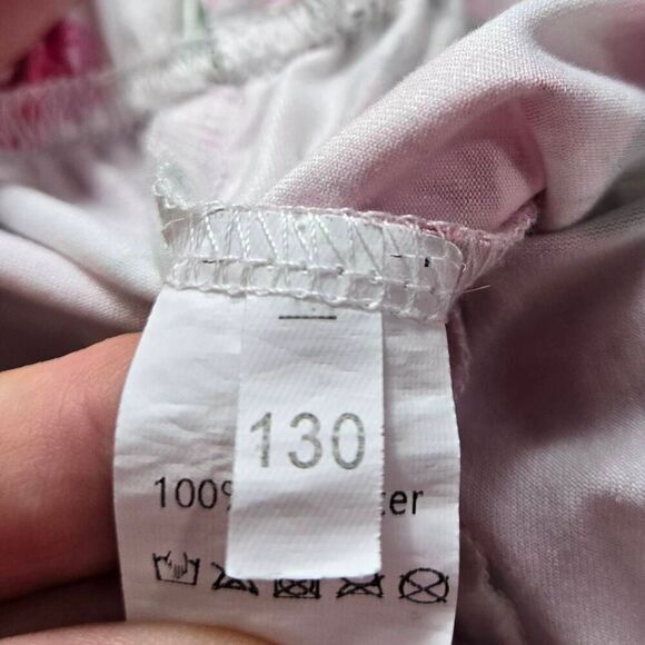 Rose Floral Bell Bottom Pants (130) S6/7 - Picture 3 of 4